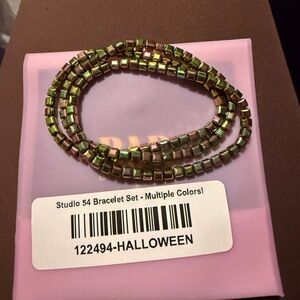 NWT BAR By Alexa Rae Studio 54 Bracelet Set - halloween